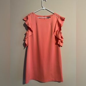 Salmon pink dress